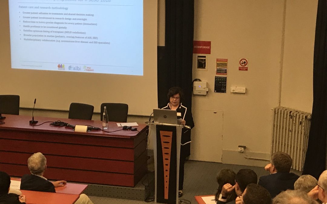 Malades atteints de Cholangite Sclérosante Primitive ( CSP)? ALBI, ambassadeur des messages des patients adressés aux Chercheurs le 18 juin 2018!