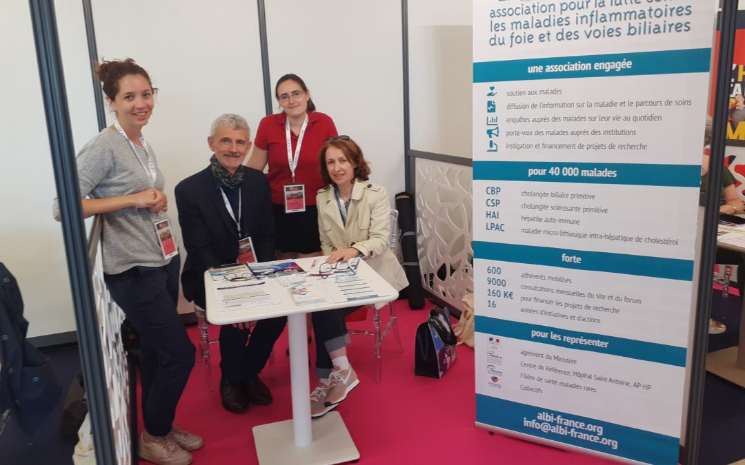 L&rsquo;Association ALBI à la rencontre des hépatologues lors du congrès de l&rsquo;AFEF 2019