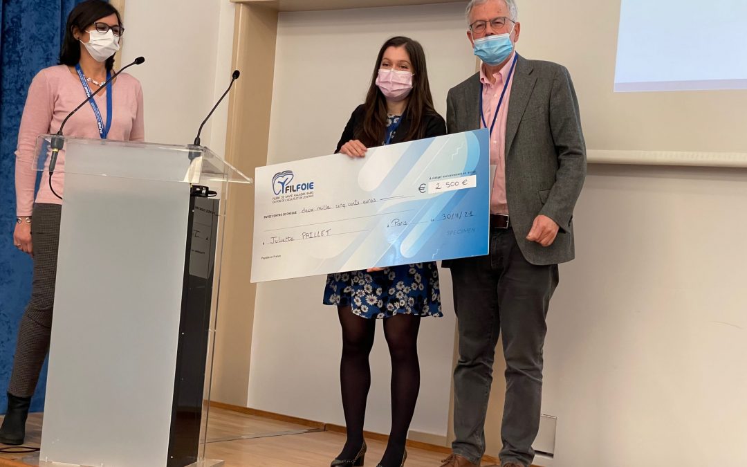 Journées annuelles 2021 des maladies rares du foie organisées par la Filière FILFOIE : la recherche de Mme Juliette Paillet initiée et financée par albi à l&rsquo;honneur !