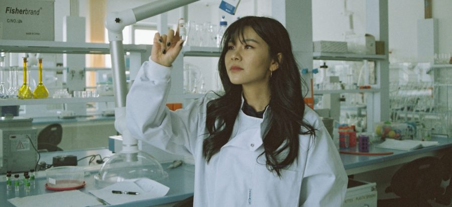 woman in white medical scrub